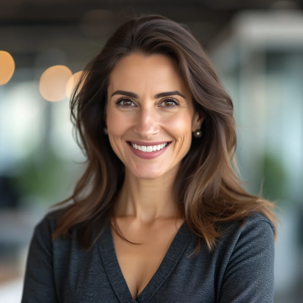 Portrait de Sophie, utilisatrice de notre solution IA